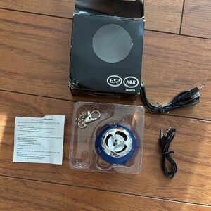 ESP K&R Blue Device with Accessories Vintage